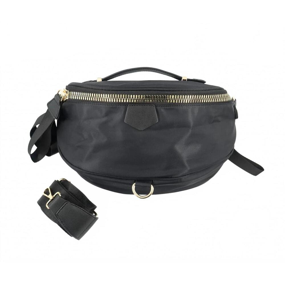 NEW BC HANDBAGS women's ryan nylon belt bag in black